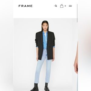 FRAME, le high straight jeans, size 25, very good condition, worn like 5 times